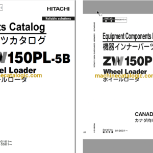 Hitachi ZW150PL-5B Wheel Loader Full Parts Catalog