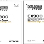 Hitachi CX900 Crawler Crane Full Parts Catalog