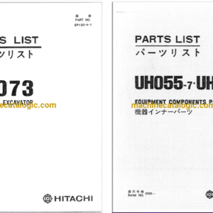 Hitachi UH055-7,UH073 Hydraulic Excavator Full Parts Catalog