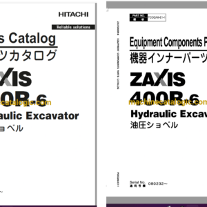 Hitachi ZX400R-6 Hydraulic Excavator Full Parts Catalog