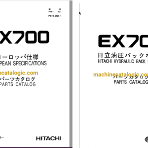 Hitachi EX700 Excavator Full Parts Catalog