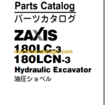 Hitachi ZX180LCN-3 Hydraulic Excavator Parts Catalog