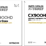 Hitachi CX900HD Crawler Crane Full Parts Catalog