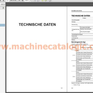 Komatsu PW148-11E0 MOBILBAGGER Bedienungs- und Wartungsanleitung Deutsch