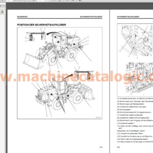 Komatsu WA270-8E0 RADLADER Bedienungs- und Wartungsanleitung Deutsch