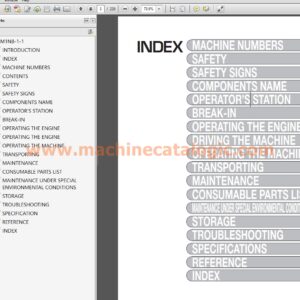 Hitachi ZX60USB-3F Hydraulic Excavator Operator’s Manual