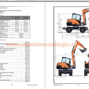 Hitachi ZX95W-7 Wheeled excavator Operator’s Manual