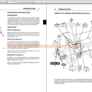 Euclid R25 215FD Operators Instruction Manual