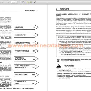 Euclid R32C 353TD Operators Instruction Manual