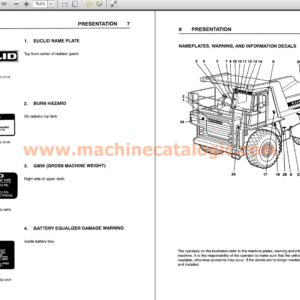 Euclid R40 402TD Operators Instruction Manual