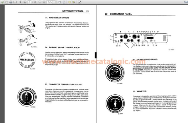 Euclid R50 324-326LD Operators Instruction Manual Index