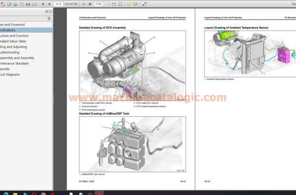 Komatsu PC700LC-11E0 Hydraulic Excavator Shop Manual Index