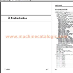 Komatsu PC78US-11 Hydraulic Excavator Shop Manual (SEN06844-C8)