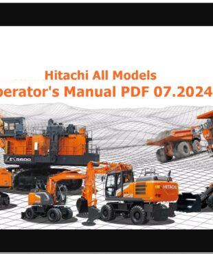Hitachi Construction Equipment Operator's Manual PDF 07.2024 (29 GB)