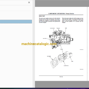 Hitachi EX300-5, EX300LC-5, EX330LC-5, EX350H-5, EX350LCH-5, EX370, EX370HD-5 Excavator Technical and Workshop Manual