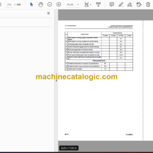 Komatsu PC22MR-3 Hydraulic Excavator Shop Manual (WEN00038-00)