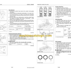 Hitachi V3800-E2B Engine Manual