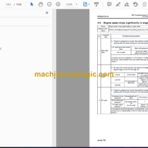 Komatsu PC200-8M0 PC200LC-8M0 PC220-8M0 PC220LC-8M0 Hydraulic Excavator Shop Manual (SEN06109-C8)