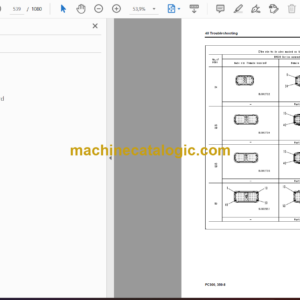 Komatsu PC300-8, PC300LC-8, PC350-8, PC350LC-8 Hydraulic Excavator Shop Manual (SEN01983-20)