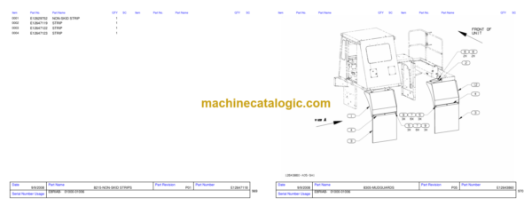 Hitachi EH750-3 8R1 Parts Catalog