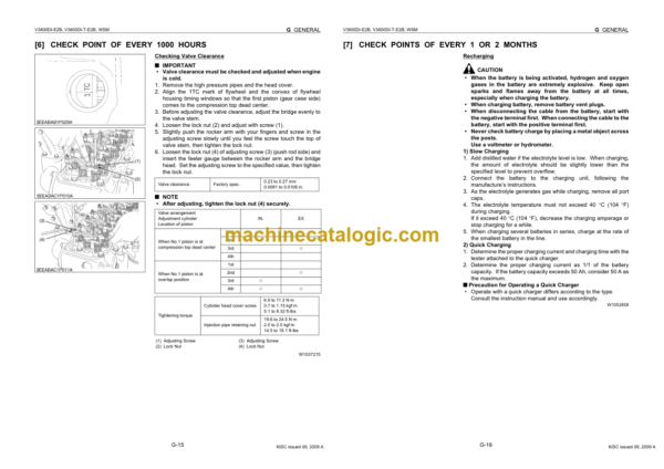 Hitachi V3800-E2B Engine Manual