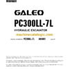 Komatsu PC300LL-7L Galeo Hydraulic Excavator Shop Manual (CEBM012100)