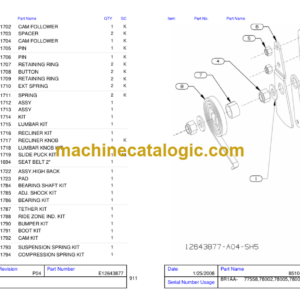 Hitachi EH750-3 411TD Parts Catalog