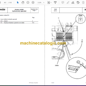 Komatsu PC5500 Hydraulic Excavator Service Manual (sn 15012 and 15013)