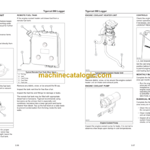 Tigercat 890 Logger Service Manual (8900101 – 8900500) (54278AENG)