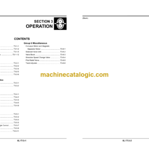 Hitachi HR900S, HR900SM, HR1200S Crawler Mounted Shredder Technical Manual