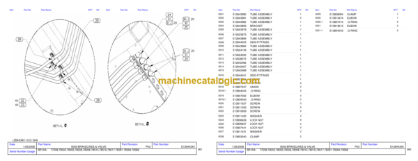 Hitachi EH750-3 411TD Parts Catalog