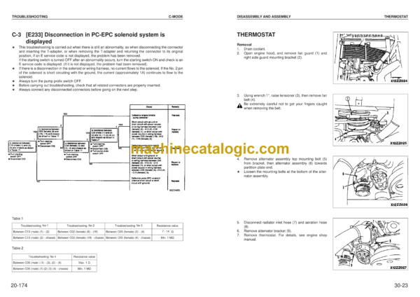 Komatsu PC290LC-6K PC290NLC-6K Hydraulic Excavator Shop Manual (EEBM001902)