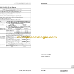 Komatsu PC200-8E0 PC200LC-8E0 Hydraulic Excavator Shop Manual (SEN05221-07)