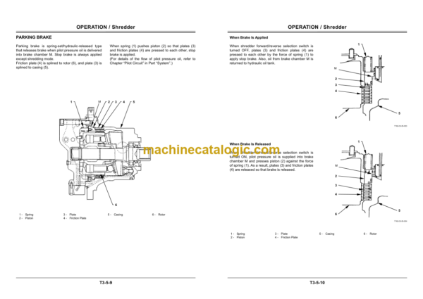 Hitachi HR900S, HR900SM, HR1200S Crawler Mounted Shredder Technical Manual