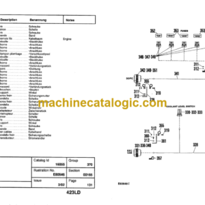 Hitachi EH1100-423LD Parts Catalog