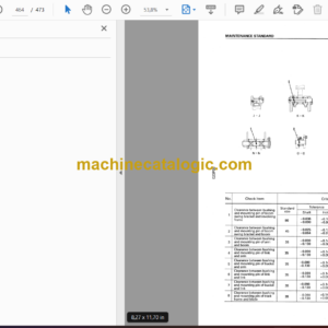 Komatsu PC20R-8 PC25R-8 PC27R-8 Hydraulic Excavator Shop Manual (SEBM010801)