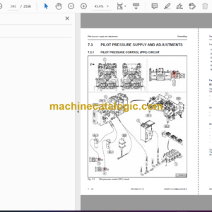 Komatsu PC7000-11 T2 Hydraulic Mining Excavator Shop Manual (35006-xD-GB-3)