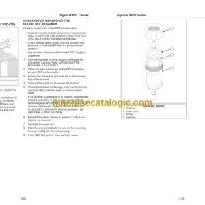 Tigercat 602 Carrier Service Manual (6020101–6020200) (51819AENG)