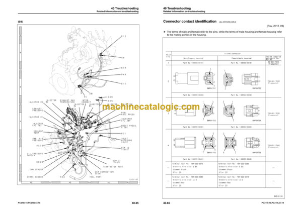 Komatsu PC210i-10i, PC210LCi-10i Hydraulic Excavator Shop Manual (UENBM00340)