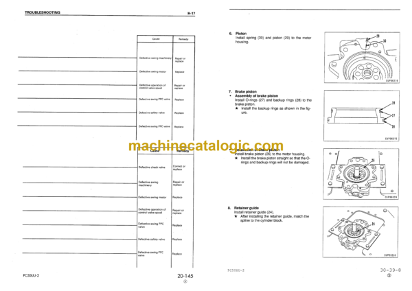 Komatsu PC50UU-2 Hydraulic Excavator Shop Manual (SEBM000906)