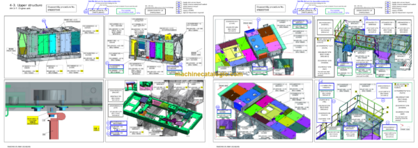 Hitachi EX2000-7 (Cummins FCO) Hydraulic Excavator Assembly Procedure Manual