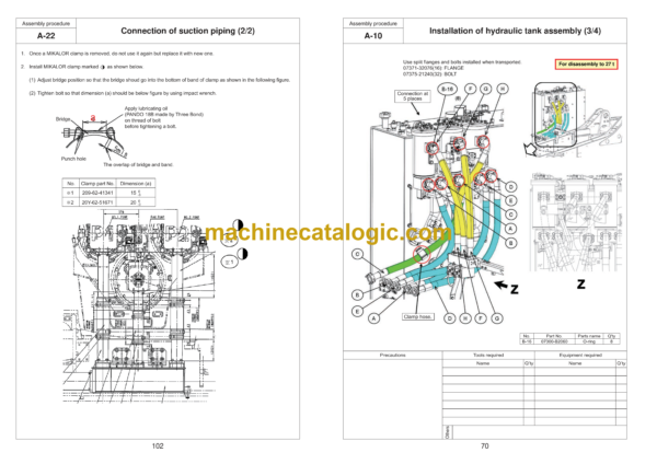 Komatsu PC2000-11 PC2000-11E0 Hydraulic Excavator Field Assembly Instruction (GEN00224-04)