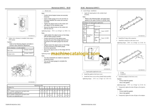 Hitachi 6WG1 Tier 2 Stage 2 Engine Manual