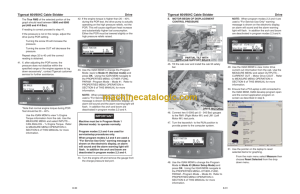 Tigercat 604 Skidder Service Manual (6040101 - 6040200) (26695A)