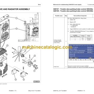 Komatsu PC8000-11 T4 Hydraulic Mining Excavator Shop Manual (12117-xD-GB-0)