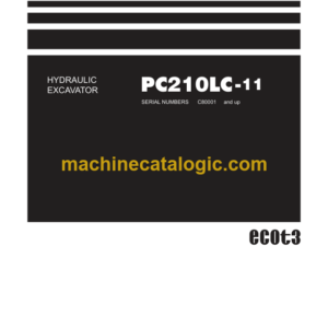 Komatsu PC210LC-11 Hydraulic Excavator Shop Manual (SEN06516-C1)