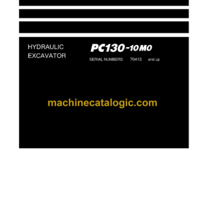 Komatsu PC130-10M0 Hydraulic Excavator Shop Manual (SEN06852-09)