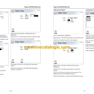 Tigercat M726G Mulcher Service Manual (726M5001 – 726M6250) (52164AENG)