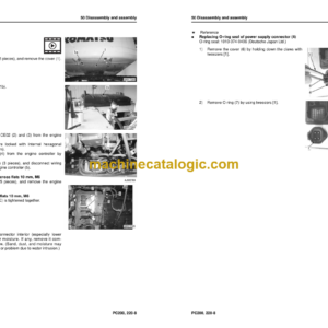 Komatsu PC200-8 PC200LC-8 Hydraulic Excavator Shop Manual (SEN00084C0-21)