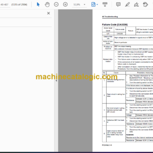 Komatsu PC210LC-11 Hydraulic Excavator Shop Manual (SEN06805-09)